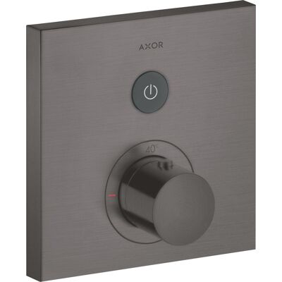 Hansgrohe Axor Starck Showerselect Termostato - Cromo negro cepillado - Cuadrado, 1 consumidor Hansgrohe Axor Starck Showerselect Termostato - Cromo negro cepillado - Cuadrado, 1 consumidor
