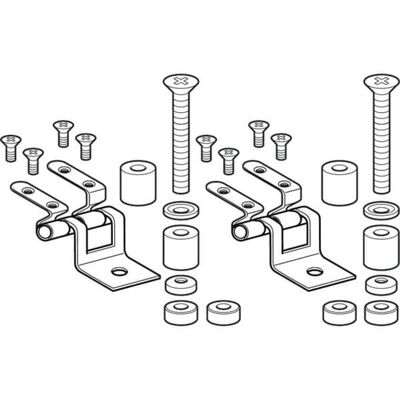 Geberit Set Bisagras Para Asiento De Inodoro Courreges, 596240000, 596240000 Geberit Set Bisagras Para Asiento De Inodoro Courreges, 596240000, 596240000