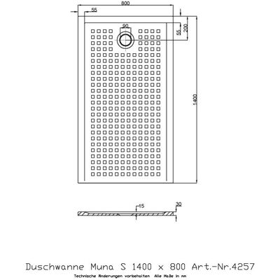 Bandeja de Ducha Hoesch Muna S Rectangular - Duradero Solique, Blanco Bandeja de Ducha Hoesch Muna S Rectangular - Duradero Solique, Blanco