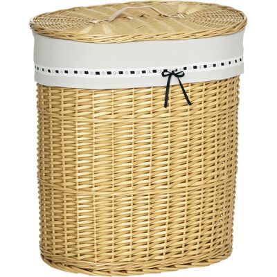 JHY DESIGN Cesta De Lavandería De Mimbre Con Tapa, Asa Y Extraíble. JHY DESIGN Cesta De Lavandería De Mimbre Con Tapa, Asa Y Extraíble.