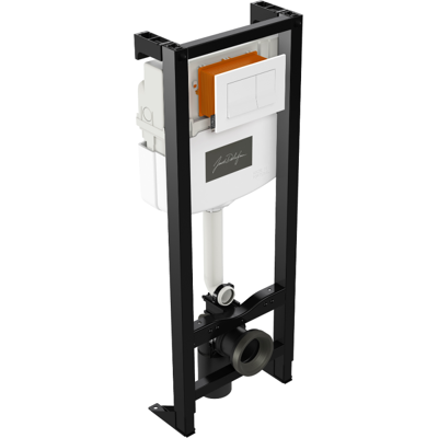 Jacob Delafon - Soporte de soporte de WC 3/6L con placas Jacob Delafon - Soporte de soporte de WC 3/6L con placas