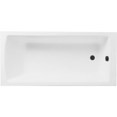Bañera Rectangular Derecha De 170x75cm Con Patas Vitra Neon Blancas + Desagüe Wirquin Con Tapa Y Tapón En Negro Mate/black Touch. Bañera Rectangular Derecha De 170x75cm Con Patas Vitra Neon Blancas + Desagüe Wirquin Con Tapa Y Tapón En Negro Mate/black Touch.