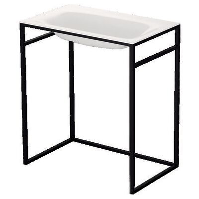 Lavabo Bette Lux Shape - Elegante, 1000x495 mm, Esmaltado negro Lavabo Bette Lux Shape - Elegante, 1000x495 mm, Esmaltado negro
