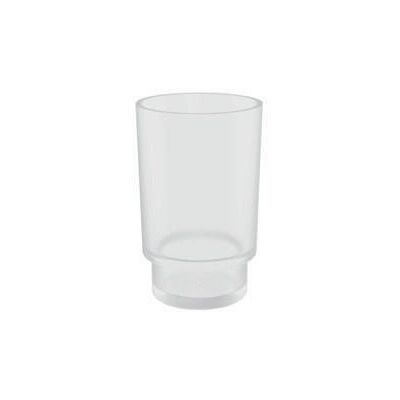 Cristal de repuesto satinado Emco Fino para juego de cepillo de inodoro Cristal de repuesto satinado Emco Fino para juego de cepillo de inodoro