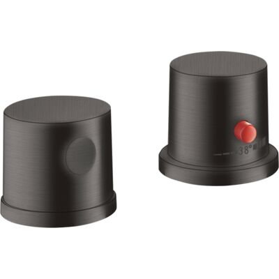Hansgrohe Axor Uno Juego de Bañera de 2 Agujeros - Termostato, Cromo Negro Hansgrohe Axor Uno Juego de Bañera de 2 Agujeros - Termostato, Cromo Negro