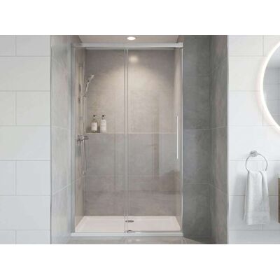 Gelco Lux - Porte Per Doccia Da 100 Cm, Vetro Trasparente/cromo Gu1210ch Gelco Lux - Porte Per Doccia Da 100 Cm, Vetro Trasparente/cromo Gu1210ch