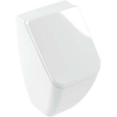 Villeroy & Boch Venticello Urinal de aspiración - Montado en pared, Blanco, 1L, Sin borde de descarga Villeroy & Boch Venticello Urinal de aspiración - Montado en pared, Blanco, 1L, Sin borde de descarga