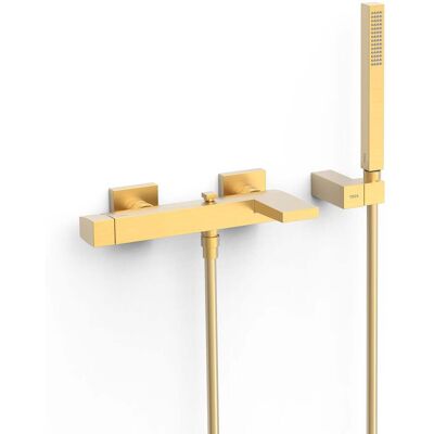 Mezclador de bañera y ducha Slim de Tres - Oro Mate Mezclador de bañera y ducha Slim de Tres - Oro Mate