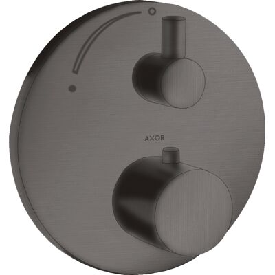 Hansgrohe AXOR Uno² Termostato - Cromo negro cepillado - Montaje en pared Hansgrohe AXOR Uno² Termostato - Cromo negro cepillado - Montaje en pared