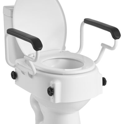 Vevor Elevador De Asiento De Inodoro, Con Reposabrazos Acolchados Y Capacidad De Carga De 136 Kg, Ajustable En Altura En 3 Niveles, Para Personas Mayores, Ancianos Y Personas Con Discapacidad Vevor Elevador De Asiento De Inodoro, Con Reposabrazos Acolchados Y Capacidad De Carga De 136 Kg, Ajustable En Altura En 3 Niveles, Para Personas Mayores, Ancianos Y Personas Con Discapacidad