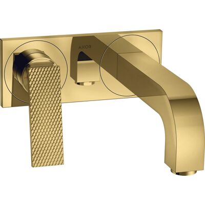 Hansgrohe AXOR Citterio Grifo de Pared - Corte Diamante, Proyección 220mm Hansgrohe AXOR Citterio Grifo de Pared - Corte Diamante, Proyección 220mm
