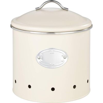 WENKO Nero Contenedor de almacenamiento - Tarro de comida metálico retro WENKO Nero Contenedor de almacenamiento - Tarro de comida metálico retro