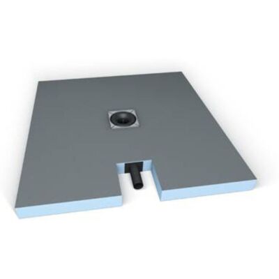 Plato de ducha extraplano Wedi 90x90cm con desagüe central Plato de ducha extraplano Wedi 90x90cm con desagüe central