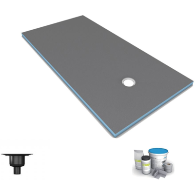 Wedi Fundo Primo - Bandeja de ducha rectangular con desagüe excéntrico - 160x90cm Wedi Fundo Primo - Bandeja de ducha rectangular con desagüe excéntrico - 160x90cm