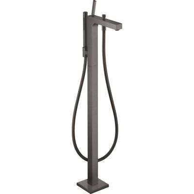 Hansgrohe Axor Citterio Mezclador de bañera de pie, Cromo negro cepillado Hansgrohe Axor Citterio Mezclador de bañera de pie, Cromo negro cepillado
