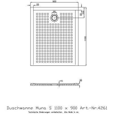 Hoesch Muna S Bañera de Ducha Rectangular Blanca - Bañera de Ducha Hoesch Muna S Bañera de Ducha Rectangular Blanca - Bañera de Ducha