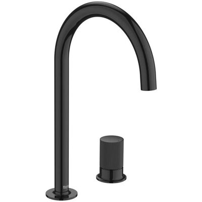 Roca - A5a3d3fcn0 Nu Grifo Monomando Lavabo Con Maneta De Repisa Maneta Stripes Negro Titanio - Ref: A5a3d3fcn0 Roca - A5a3d3fcn0 Nu Grifo Monomando Lavabo Con Maneta De Repisa Maneta Stripes Negro Titanio - Ref: A5a3d3fcn0