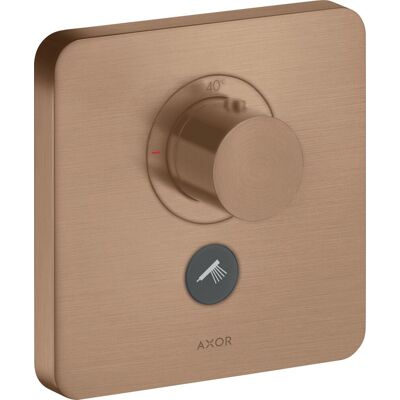 Hansgrohe Axor Starck ShowerSelect Soft Termostato Highflow - Oro Rojo Cepillado - 36706310 Hansgrohe Axor Starck ShowerSelect Soft Termostato Highflow - Oro Rojo Cepillado - 36706310