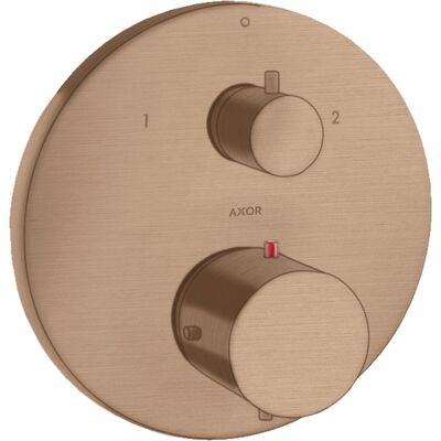 Termostato empotrado Axor Starck de Hansgrohe - Oro rojo cepillado - 10720310 Termostato empotrado Axor Starck de Hansgrohe - Oro rojo cepillado - 10720310