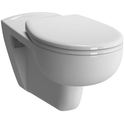 Inodoro de pared Vitra blanco - Cisterna oculta, 35x70cm, altura asiento 48cm - WC de pared Inodoro de pared Vitra blanco - Cisterna oculta, 35x70cm, altura asiento 48cm - WC de pared