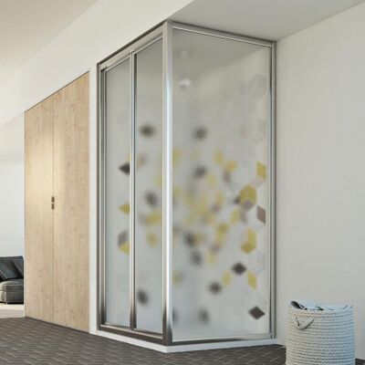 Idralite Urban Duo Mampara de ducha plegable - 70x100 cm Idralite Urban Duo Mampara de ducha plegable - 70x100 cm