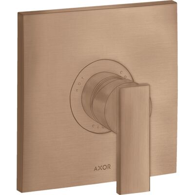 Hansgrohe Axor Citterio Mezclador de Ducha Monomando Oro Rojo Cepillado - Empotrado Hansgrohe Axor Citterio Mezclador de Ducha Monomando Oro Rojo Cepillado - Empotrado