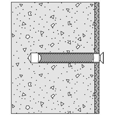 Hewi 801/805 Fixación para Asiento Plegable - Muros de Hormigón C20/C25 Hewi 801/805 Fixación para Asiento Plegable - Muros de Hormigón C20/C25