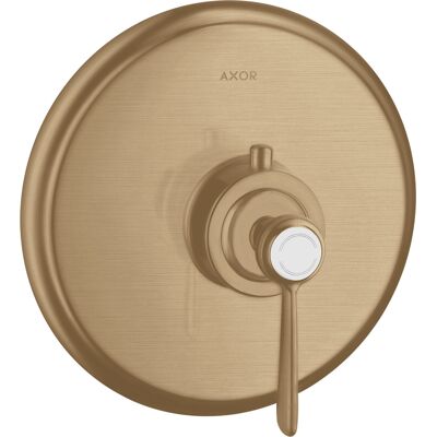 Hansgrohe Axor Montreux Termostato - Bronce Cepillado - 59 l/min - Alto Flujo - Montaje en Pared Hansgrohe Axor Montreux Termostato - Bronce Cepillado - 59 l/min - Alto Flujo - Montaje en Pared
