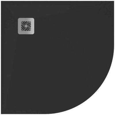 Jika Selina - Plato De Ducha De 90 X 90 Cm, Antideslizante, Negro H2142k7r110001 Jika Selina - Plato De Ducha De 90 X 90 Cm, Antideslizante, Negro H2142k7r110001