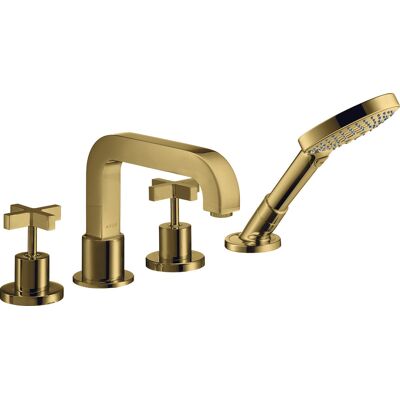 Hansgrohe Axor Citterio 4 Agujeros En El Borde De La Bañera Con Hansgrohe Axor Citterio 4 Agujeros En El Borde De La Bañera Con