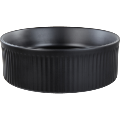 BELIANI Lavabo Sobre Encimera De Cerámica Mate Negro ⌀ 37 Cm Geldo BELIANI Lavabo Sobre Encimera De Cerámica Mate Negro ⌀ 37 Cm Geldo