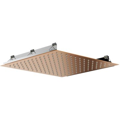 Rociador Empotrado Techo Cuadrado 30x30cm Cobre - Gme Rociador Empotrado Techo Cuadrado 30x30cm Cobre - Gme