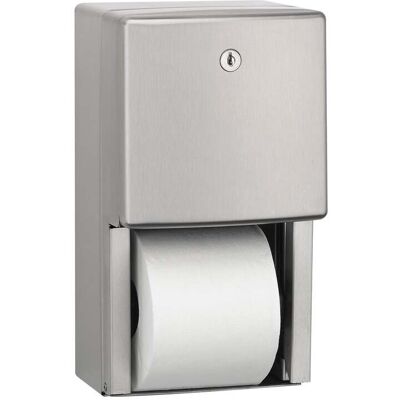 Mediclinics - PR0700CS - 2 rollos - Dispensador papel higiénico Mediclinics - PR0700CS - 2 rollos - Dispensador papel higiénico