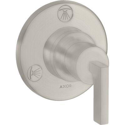 Hansgrohe Axor Citterio Quattro Válvula - Acero Inoxidable - Montaje en Pared Hansgrohe Axor Citterio Quattro Válvula - Acero Inoxidable - Montaje en Pared