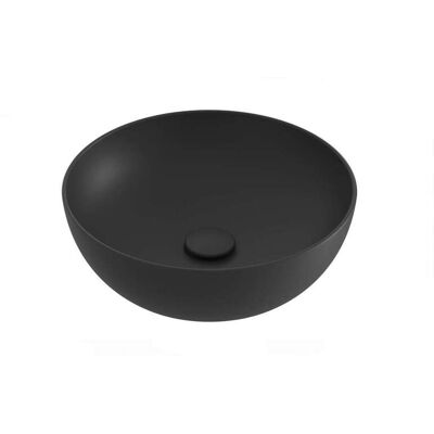 Ravak Uni - Lavabo Sobre Encimera, Diámetro 40 Cm, Sin Rebosadero, Sin Orificio Para Grifería, Negro Mate Xjx0d140000 Ravak Uni - Lavabo Sobre Encimera, Diámetro 40 Cm, Sin Rebosadero, Sin Orificio Para Grifería, Negro Mate Xjx0d140000