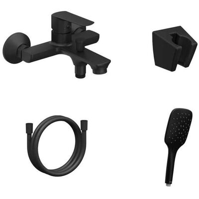 Ravak Life - Grifo De Bañera Con Accesorios, Negro Mate X07s110 Ravak Life - Grifo De Bañera Con Accesorios, Negro Mate X07s110