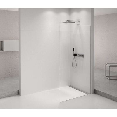 Polysan Architex - Parete Doccia Walk-in, 66x210 Cm, Cromo/vetro Trasparente Axc70cl Polysan Architex - Parete Doccia Walk-in, 66x210 Cm, Cromo/vetro Trasparente Axc70cl