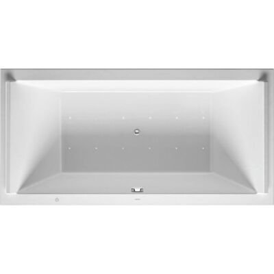Duravit Starck Bañera de hidromasaje rectángular - Blanco - 2000x1000mm Duravit Starck Bañera de hidromasaje rectángular - Blanco - 2000x1000mm