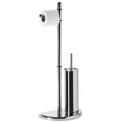 Kiamami Valentina - Soporte papel higiénico y escobilla - Accesorios de baño modernos Kiamami Valentina - Soporte papel higiénico y escobilla - Accesorios de baño modernos