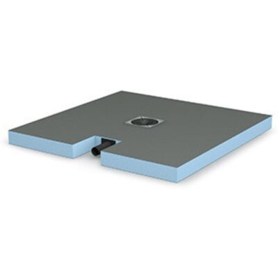 Bandeja de ducha Wedi Fundo Plano Linea - 120x90cm, salida lateral pequeña, desagüe centrado Bandeja de ducha Wedi Fundo Plano Linea - 120x90cm, salida lateral pequeña, desagüe centrado