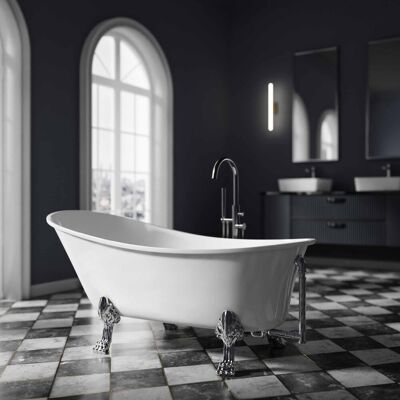 Bernstein Bañera Exenta Paris - Acrílico, Blanco, Opcionales Oro o Cromo Bernstein Bañera Exenta Paris - Acrílico, Blanco, Opcionales Oro o Cromo