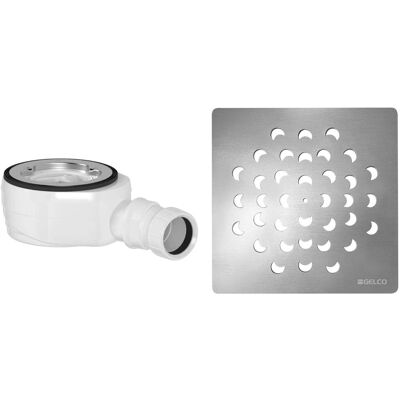 Gelco - Juego De Desagüe Para Platos De Ducha, Cromo Ksm104ch-sn90 Gelco - Juego De Desagüe Para Platos De Ducha, Cromo Ksm104ch-sn90