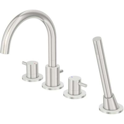 Mezclador de bañera Steinberg Serie 100, 4 orificios, 192 mm proyección - Mezclador de bañera Mezclador de bañera Steinberg Serie 100, 4 orificios, 192 mm proyección - Mezclador de bañera