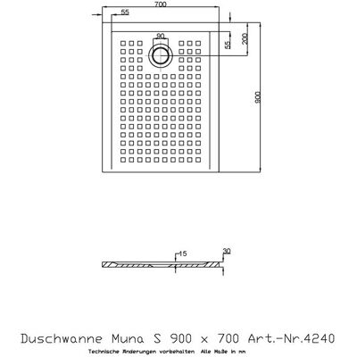 Hoesch Muna S Bañera de Ducha Rectangular Blanca - Bañera de Ducha Hoesch Muna S Bañera de Ducha Rectangular Blanca - Bañera de Ducha