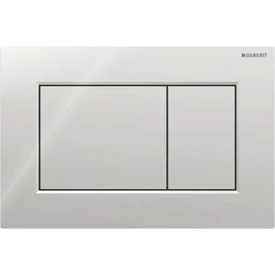 Pulsador Doble Descarga Sigma01 Square Cromo Geberit Pulsador Doble Descarga Sigma01 Square Cromo Geberit