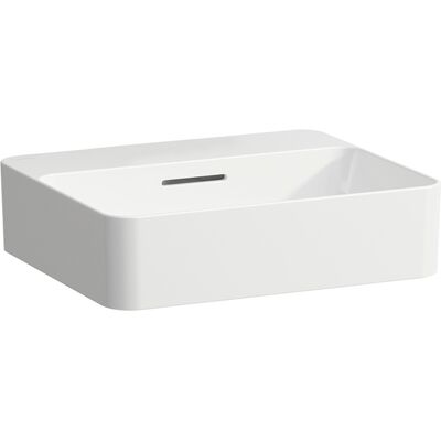 Laufen H812280 Cuenca de lavabo blanca - sin grifo, con rebosadero Laufen H812280 Cuenca de lavabo blanca - sin grifo, con rebosadero