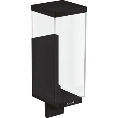 Dispensador de jabón AXOR Universal de Hansgrohe - Rectangular, 600 ml, negro mate Dispensador de jabón AXOR Universal de Hansgrohe - Rectangular, 600 ml, negro mate
