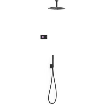 Kit de Ducha Tres 09288567NM - Termostático Electrónico 2 Vías Negro Mate Kit de Ducha Tres 09288567NM - Termostático Electrónico 2 Vías Negro Mate
