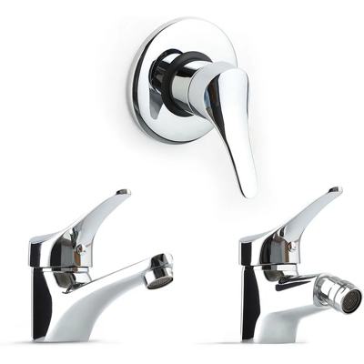 Kiamami Valentina - Set Mezcladores Para El Baño, Lavabo, Bidé Y Embutido De Ducha Cembra Kiamami Valentina - Set Mezcladores Para El Baño, Lavabo, Bidé Y Embutido De Ducha Cembra