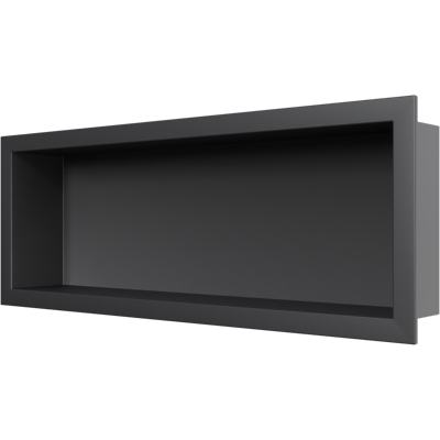 Hornacina De Ducha De Acero Inoxidable, Repisa De Ducha Empotrada Para Cuarto De Baño Bs206010 - 20x60x10cm - Negro - Bernstein Hornacina De Ducha De Acero Inoxidable, Repisa De Ducha Empotrada Para Cuarto De Baño Bs206010 - 20x60x10cm - Negro - Bernstein